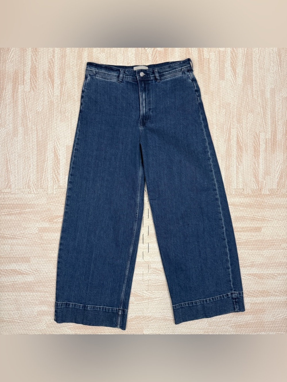 Everlane Women’s The Mariner Wide Leg Baggy Jeans In Vintage Indigo Size 31 X 28 - Picture 3 of 13
